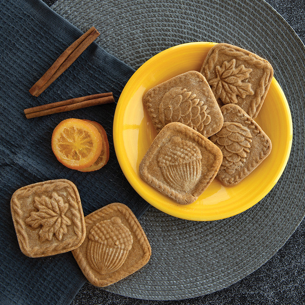 Fall Forest Springerle Cookie Stamps