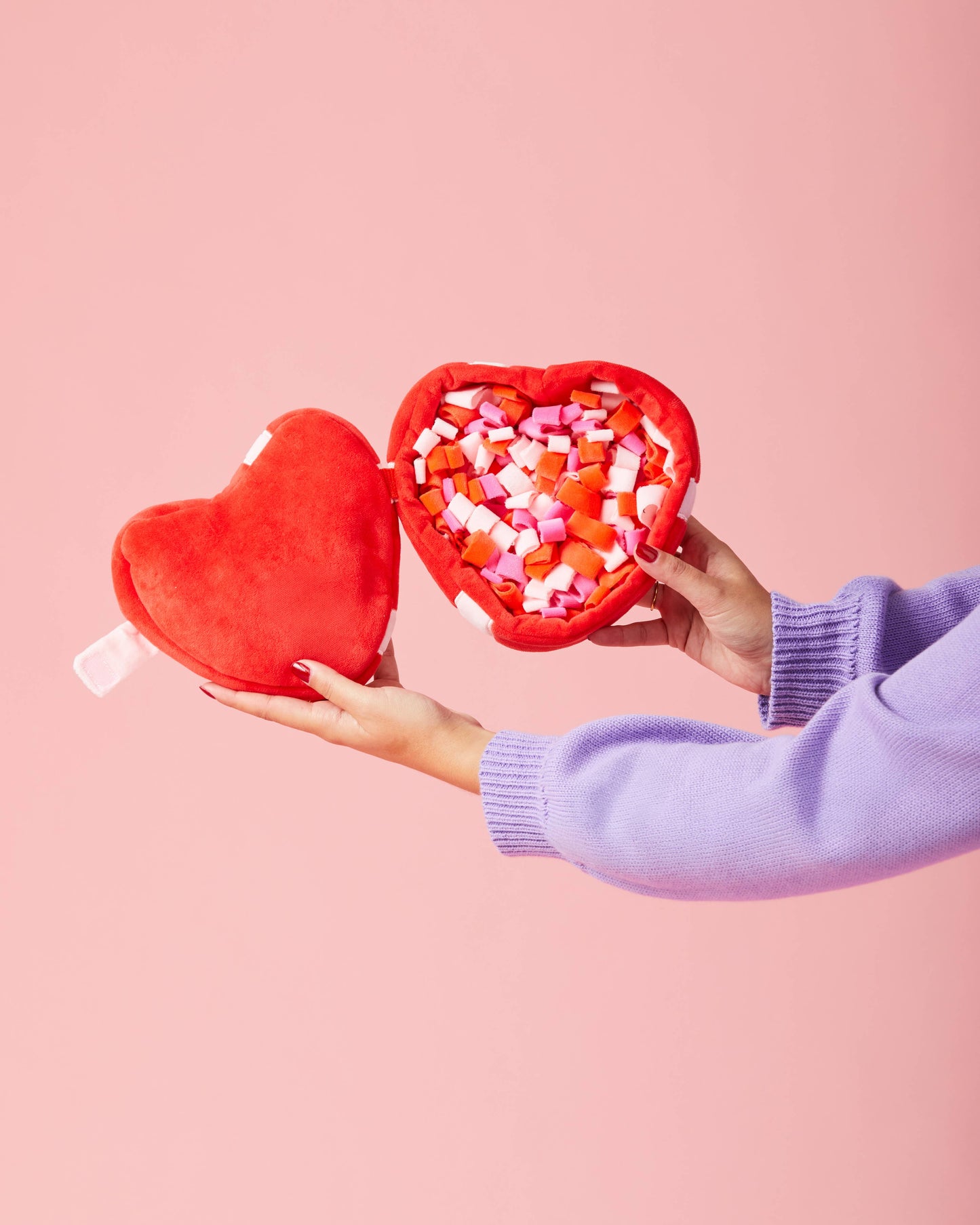 Foggy Dog Be My Valentine Interactive Snuffle Dog Toy