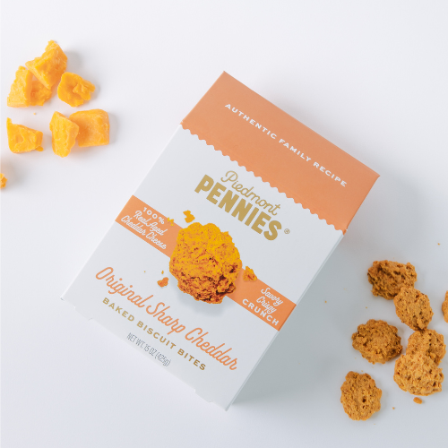 Piedmont Pennies - Original Sharp Cheddar Biscuit Bites