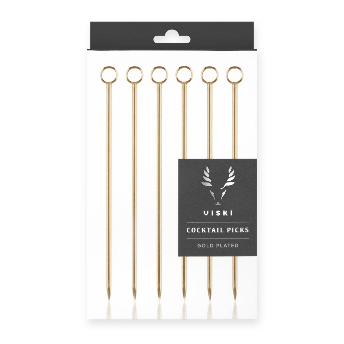 Belmont™ Reusable Gold Plated Cocktail Picks Set of 6