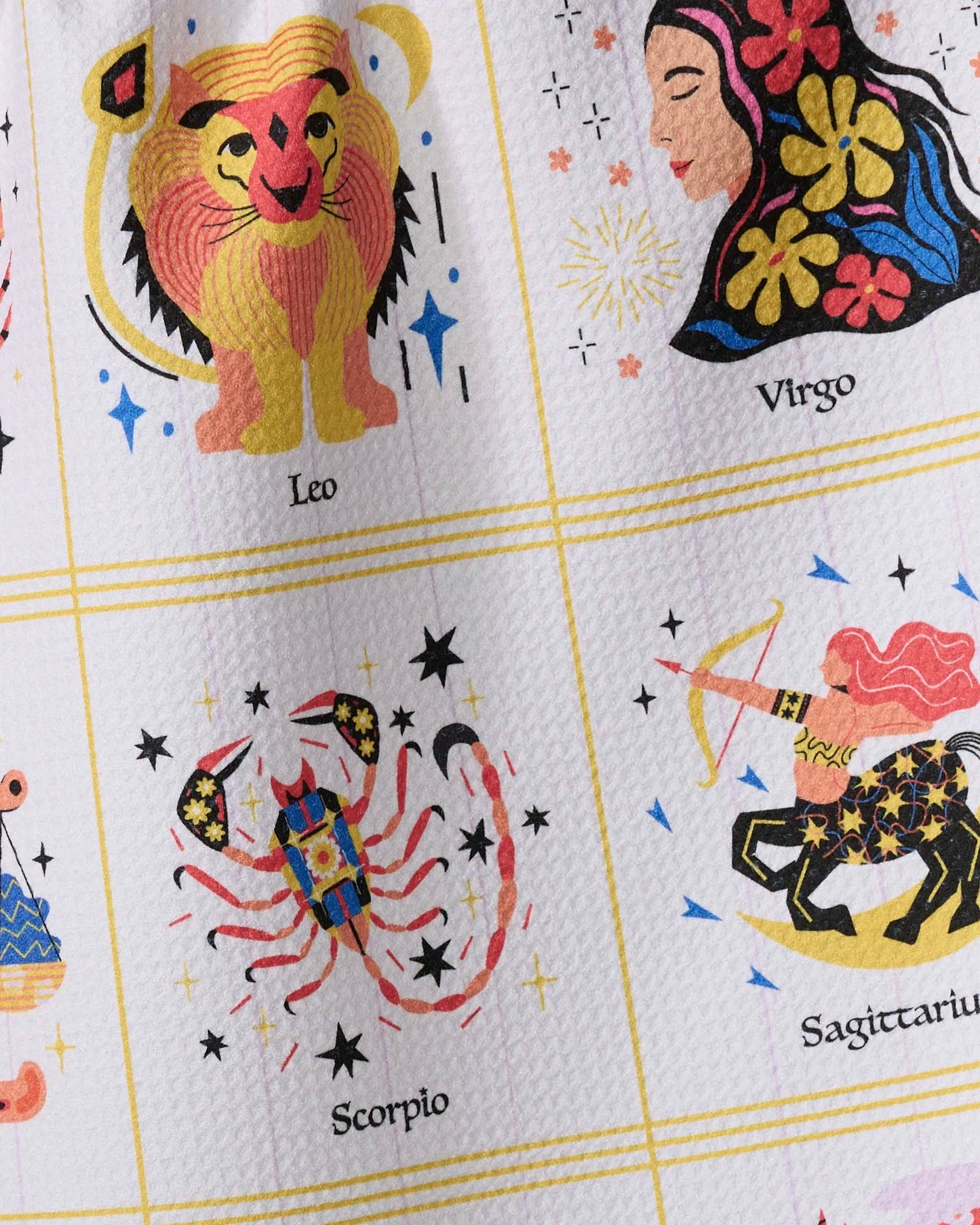 Cosmic Harmony Tea Towel