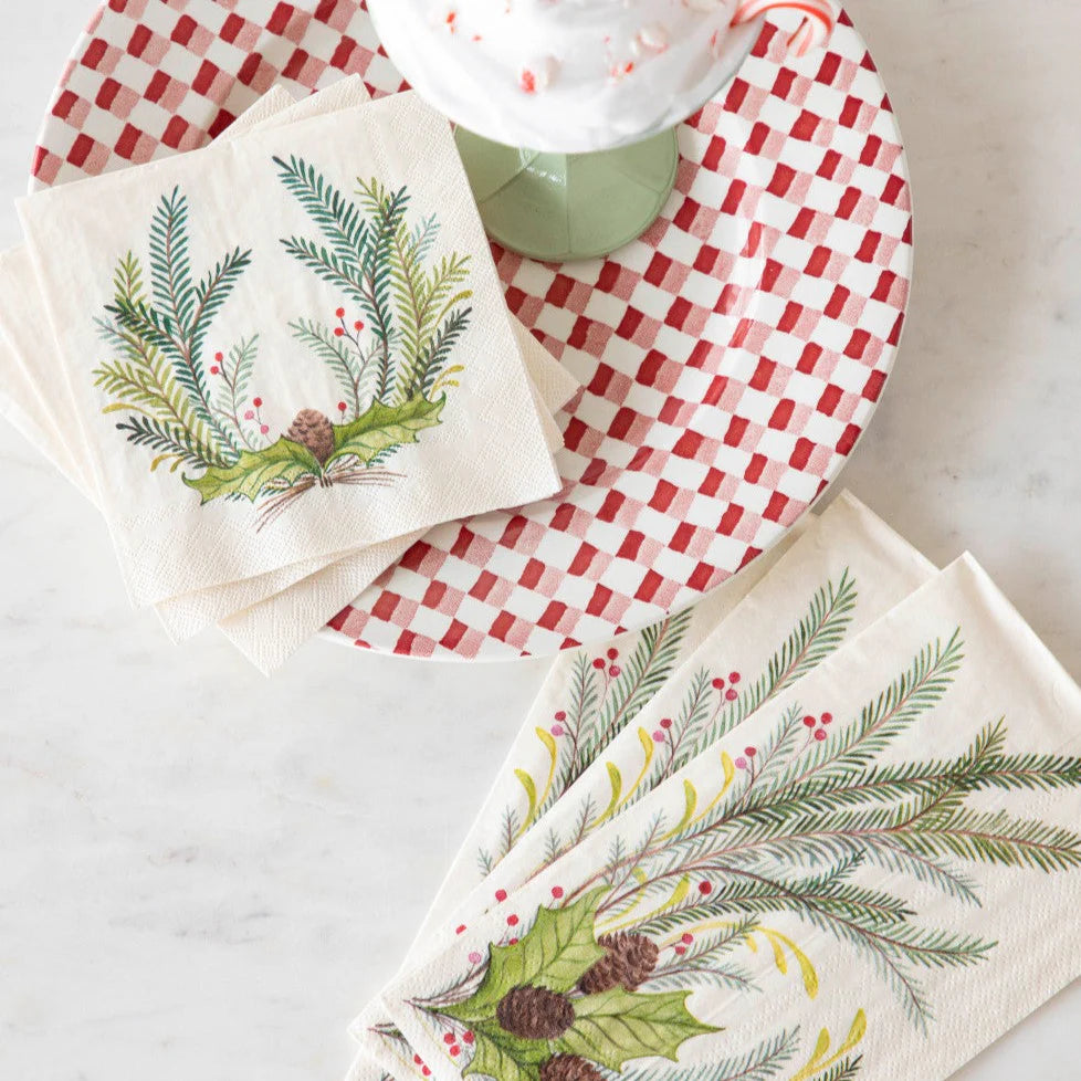 Hester and Cook Christmas Sprigs Napkins
