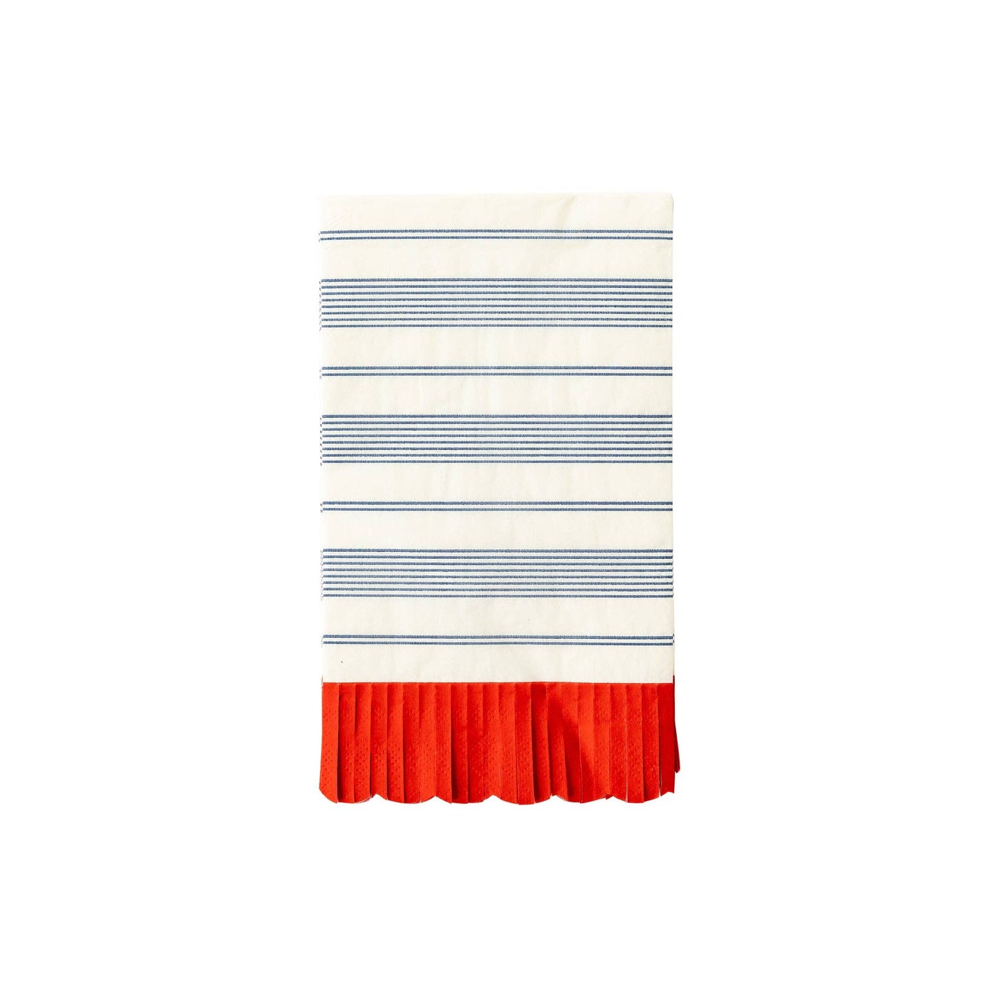 Striped Scallop Dinner Napkin