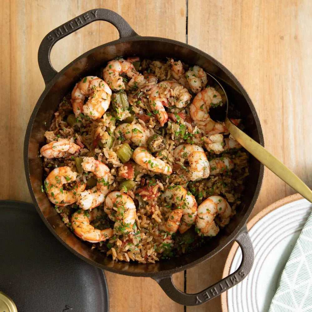 Smithey Ironware Cast Iron 3.5 Qt Dutch Oven