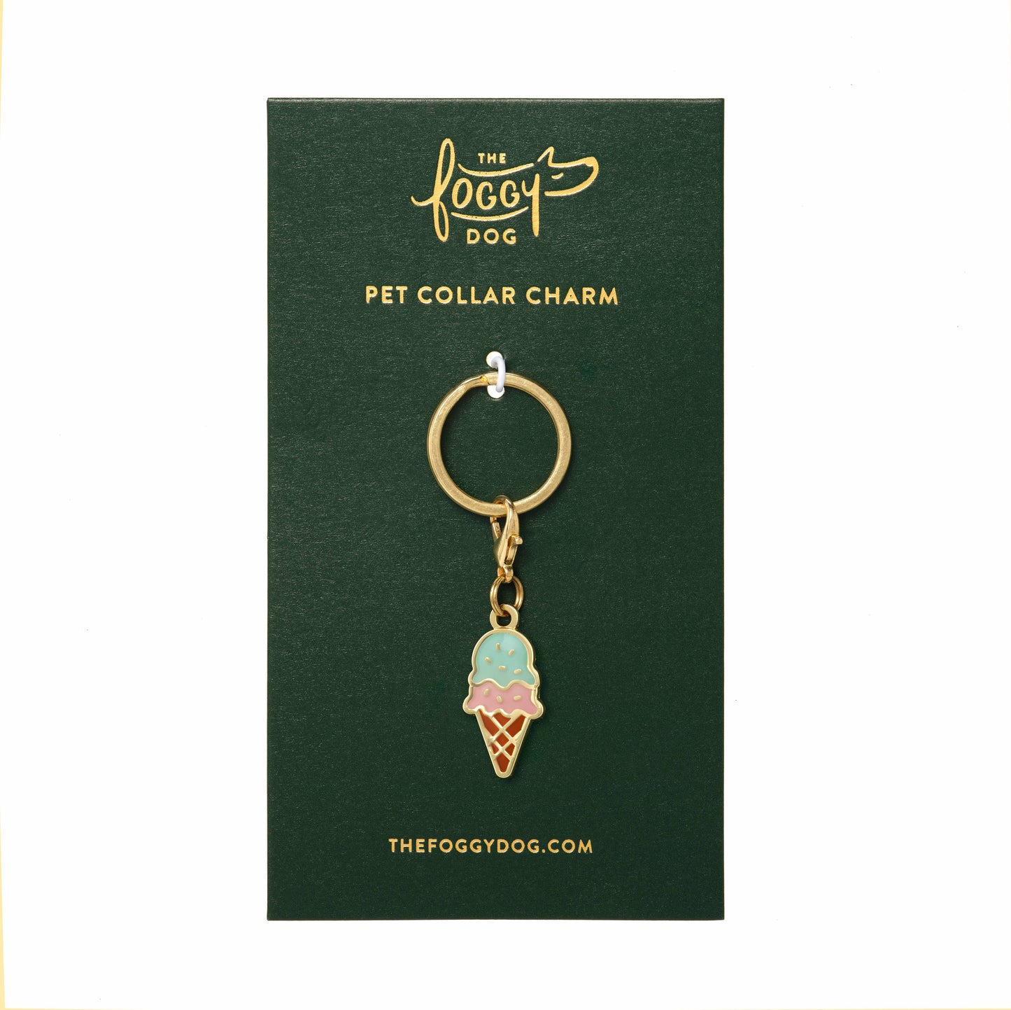 Ice Cream Summer Collar Charm