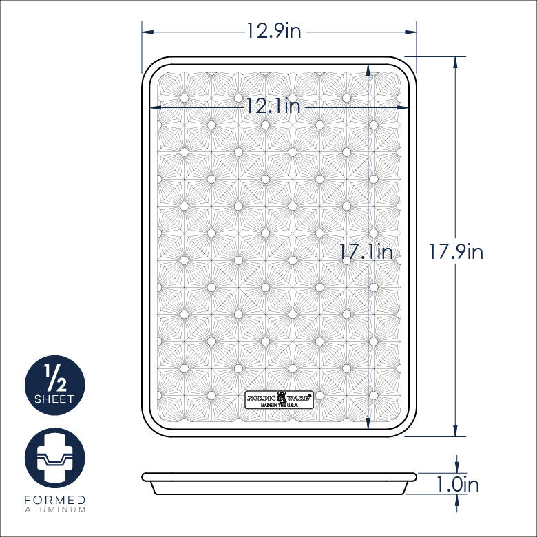 Naturals Vintage Starburst Half Sheet Pan