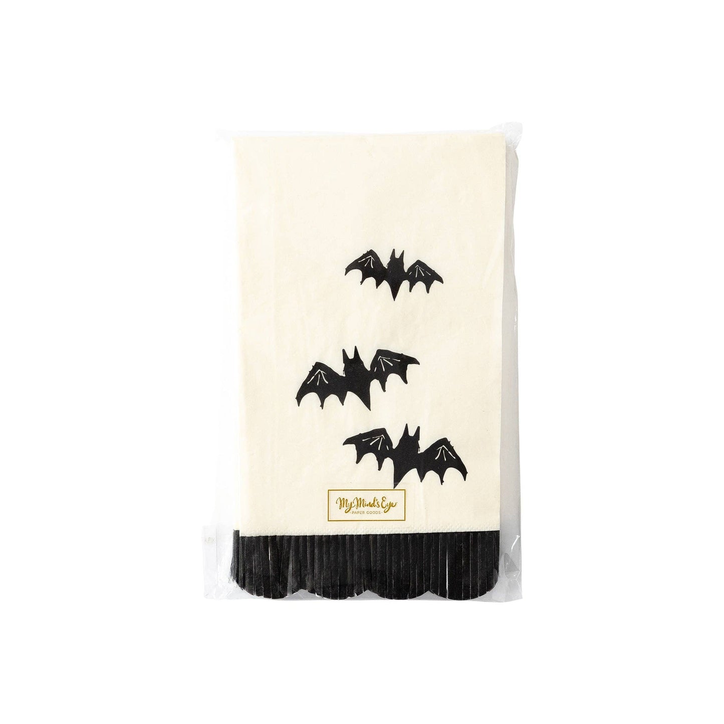 Bats Fringe Scallop Dinner Napkin