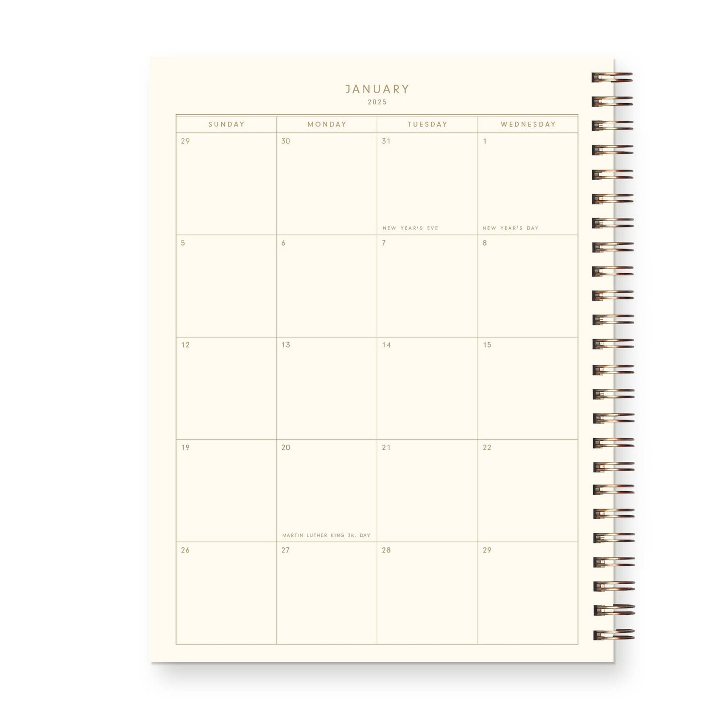 2025 Signature Dated Weekly Planner