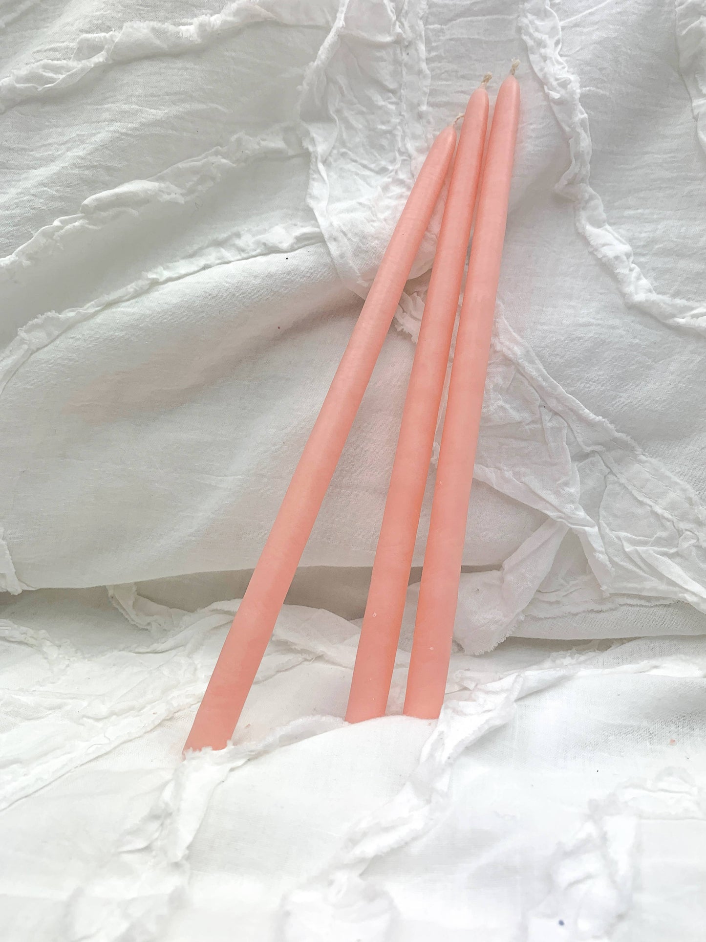 Skinny Tapered Candles - Peach Blossom