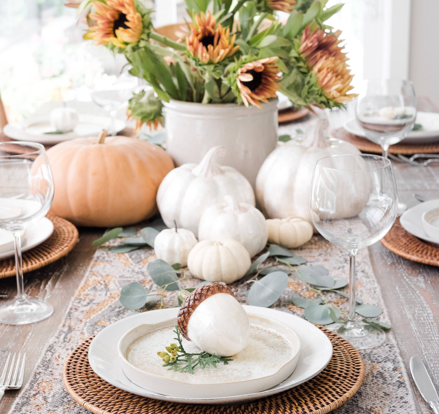 Capiz White or Orange Pumpkin