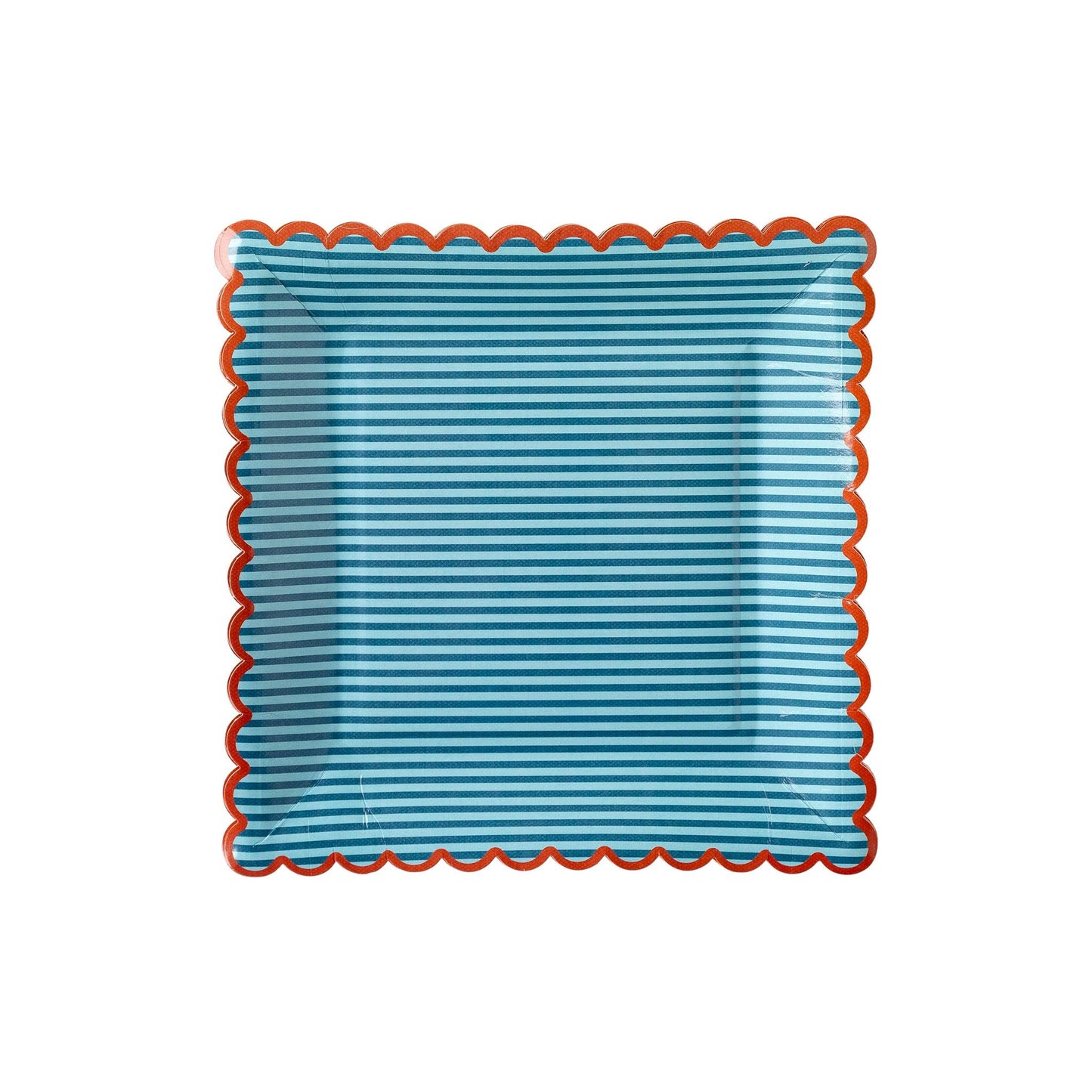 Occasions by Shakira - Red with Blue Stripe Plate