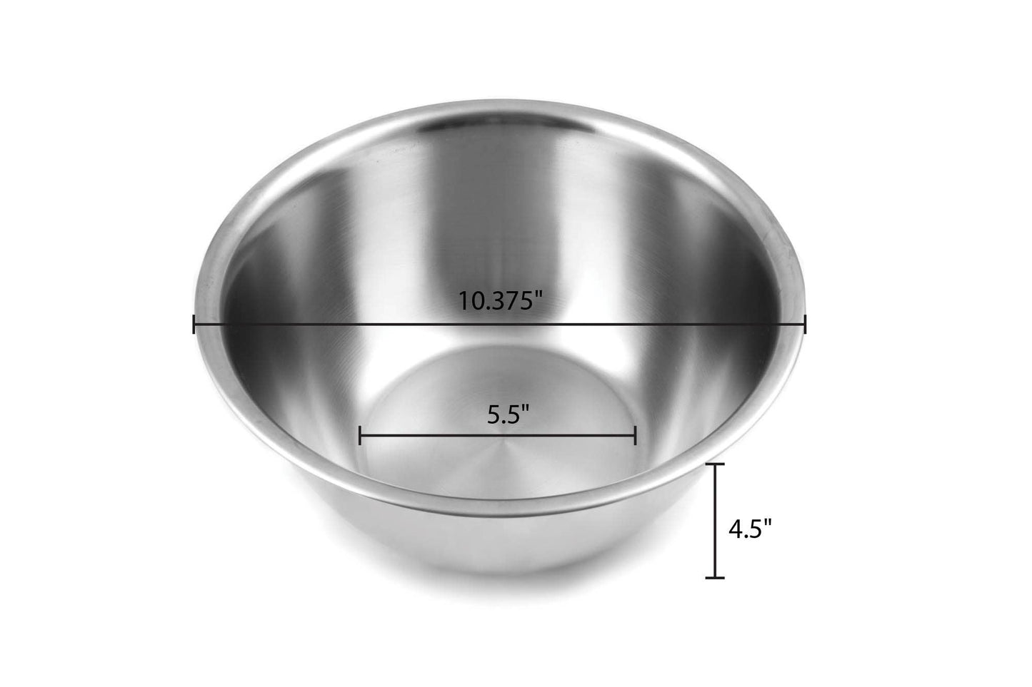 Small Stainless Steel Mixing Bowl, 4.25-Quart