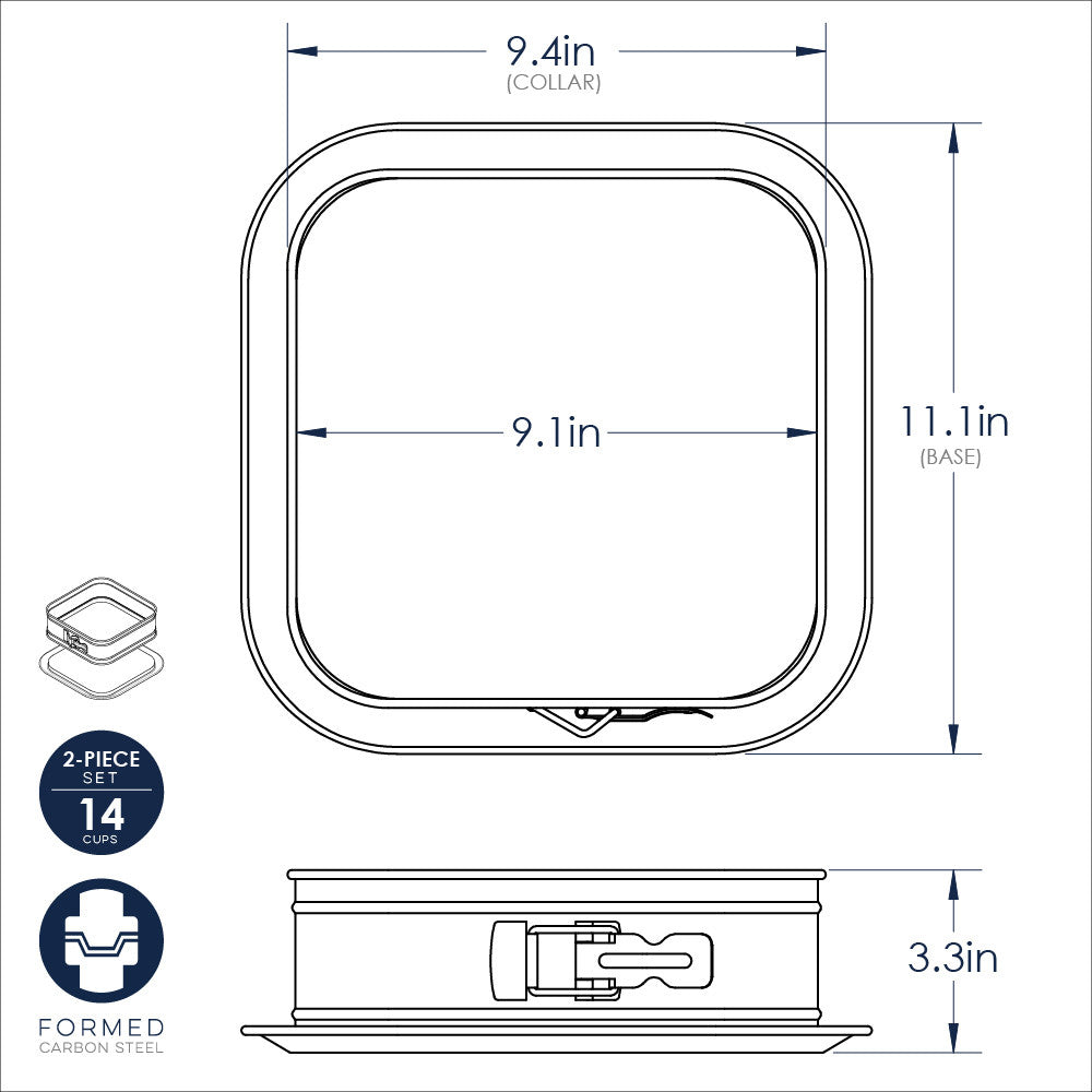 Square Springform Pan
