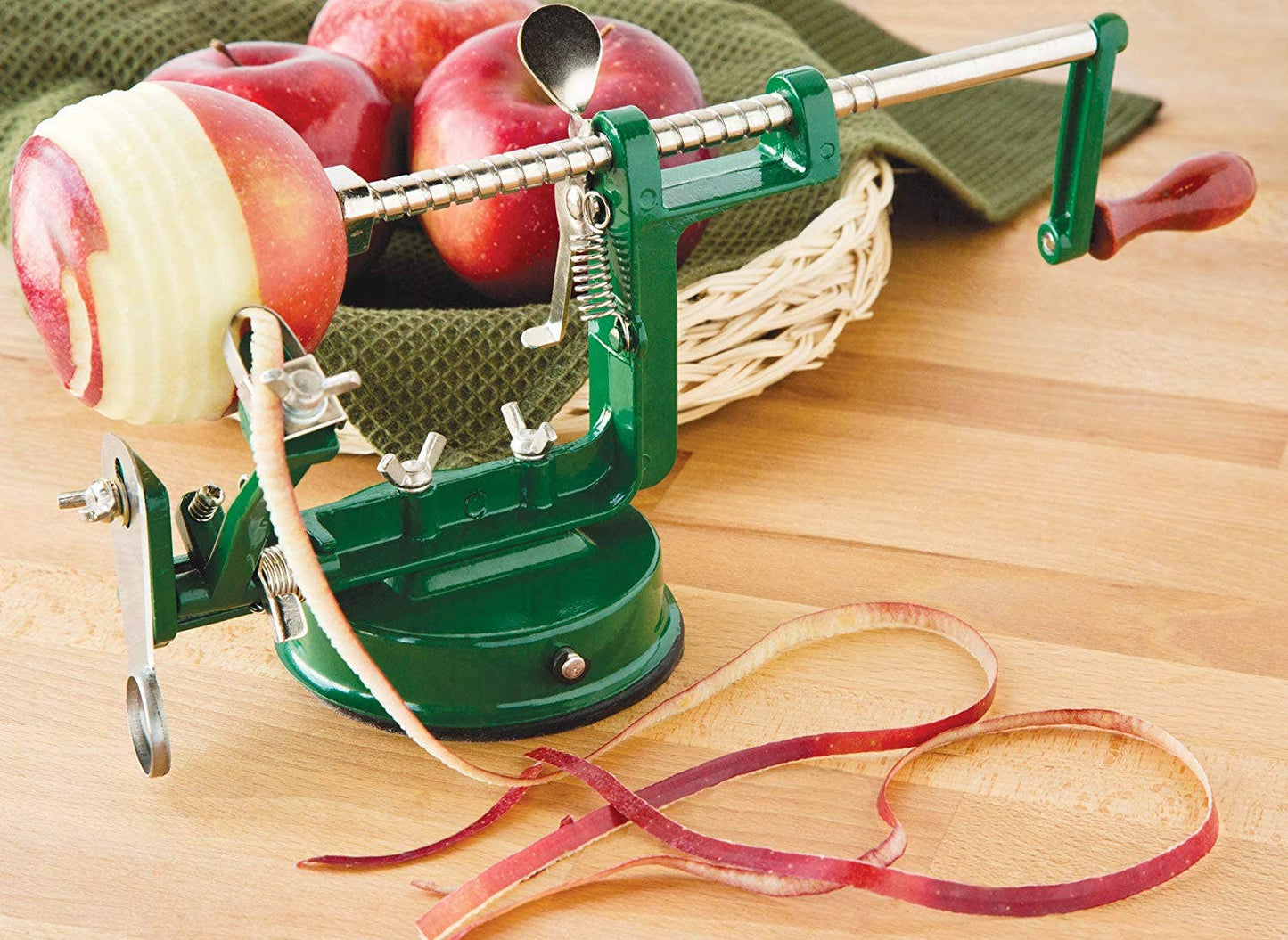 Fox Run Apple Peeling Machine with Suction Base,9.5"x 4"x 6"
