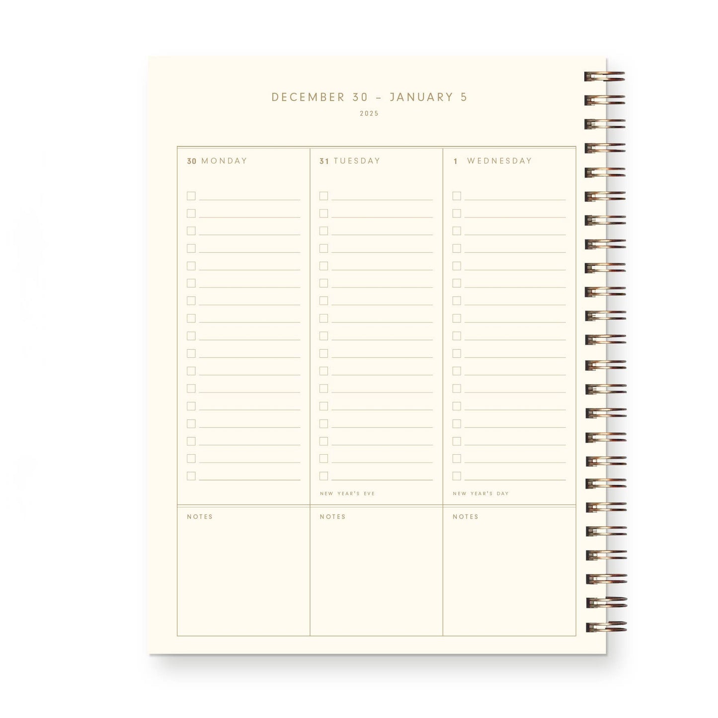 2025 Signature Dated Weekly Planner