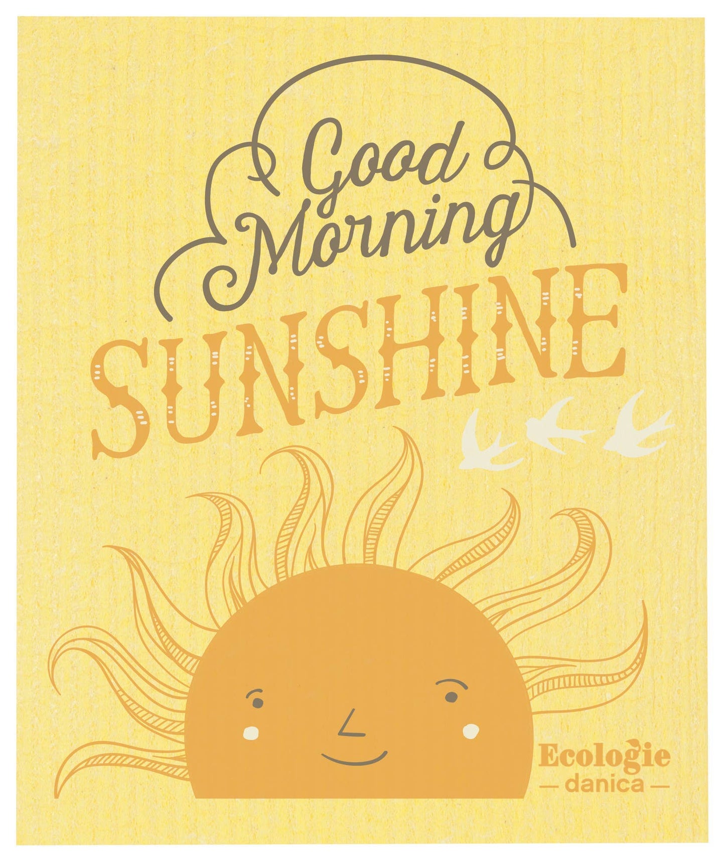Good Morning Sun Swedish Dishcloth