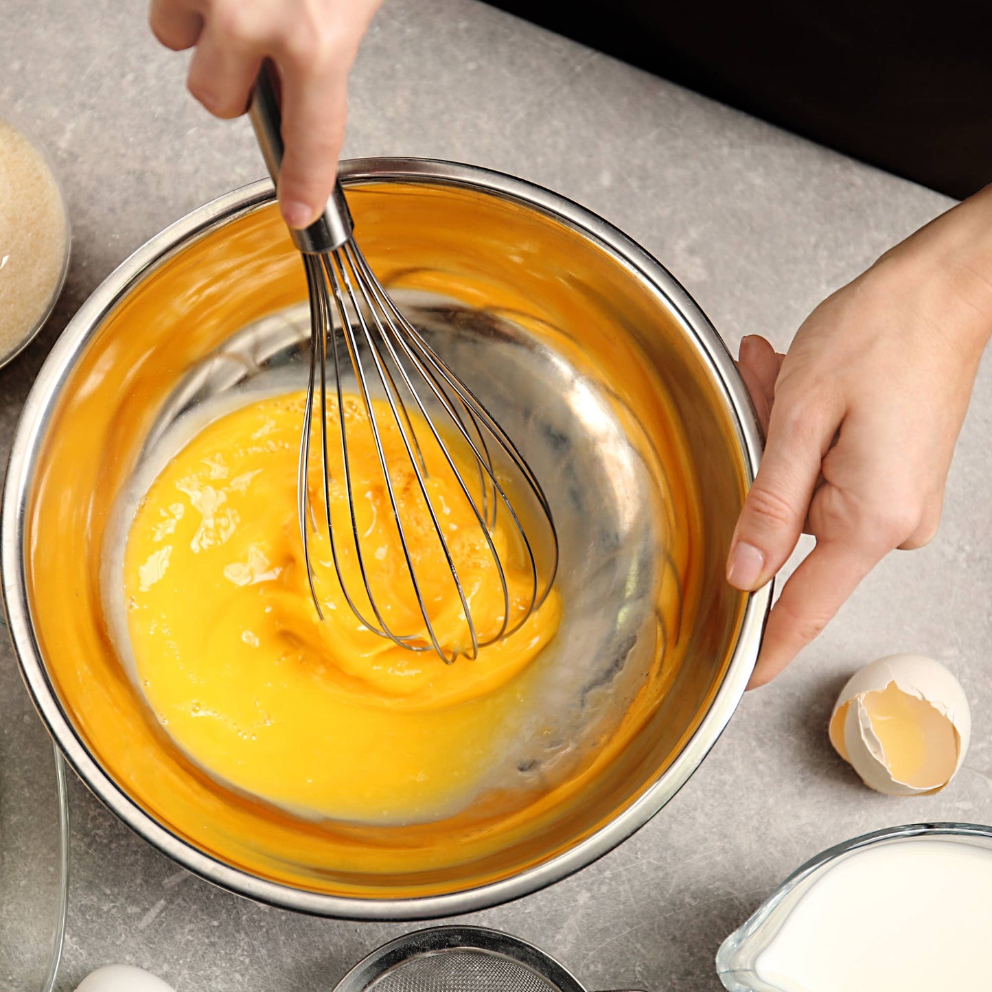 Stainless Steel Whisk, 10"