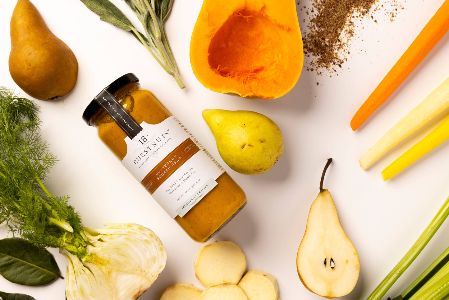 Butternut Squash Pear Soup 64 oz