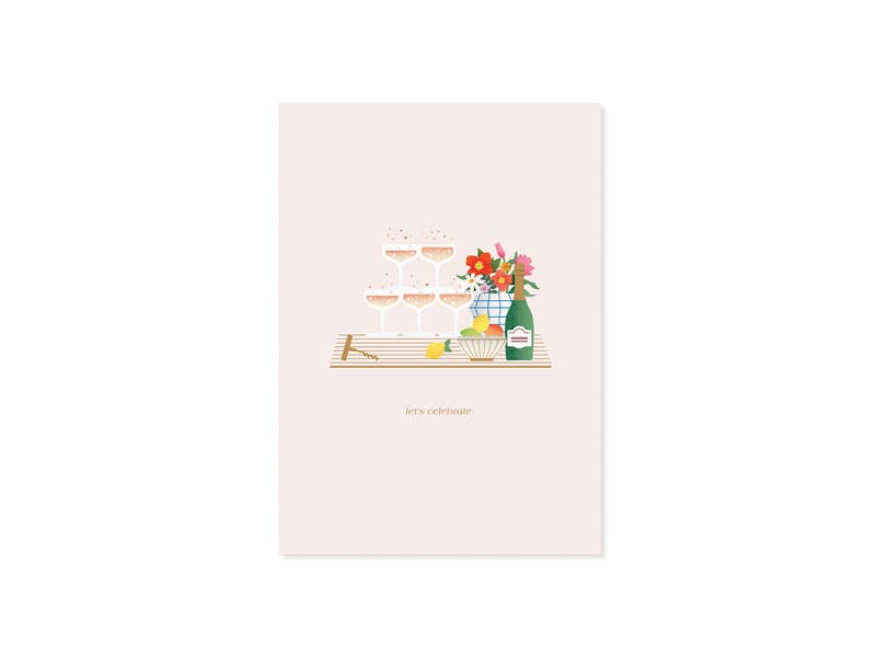 Bar Cart Pop-Up Card