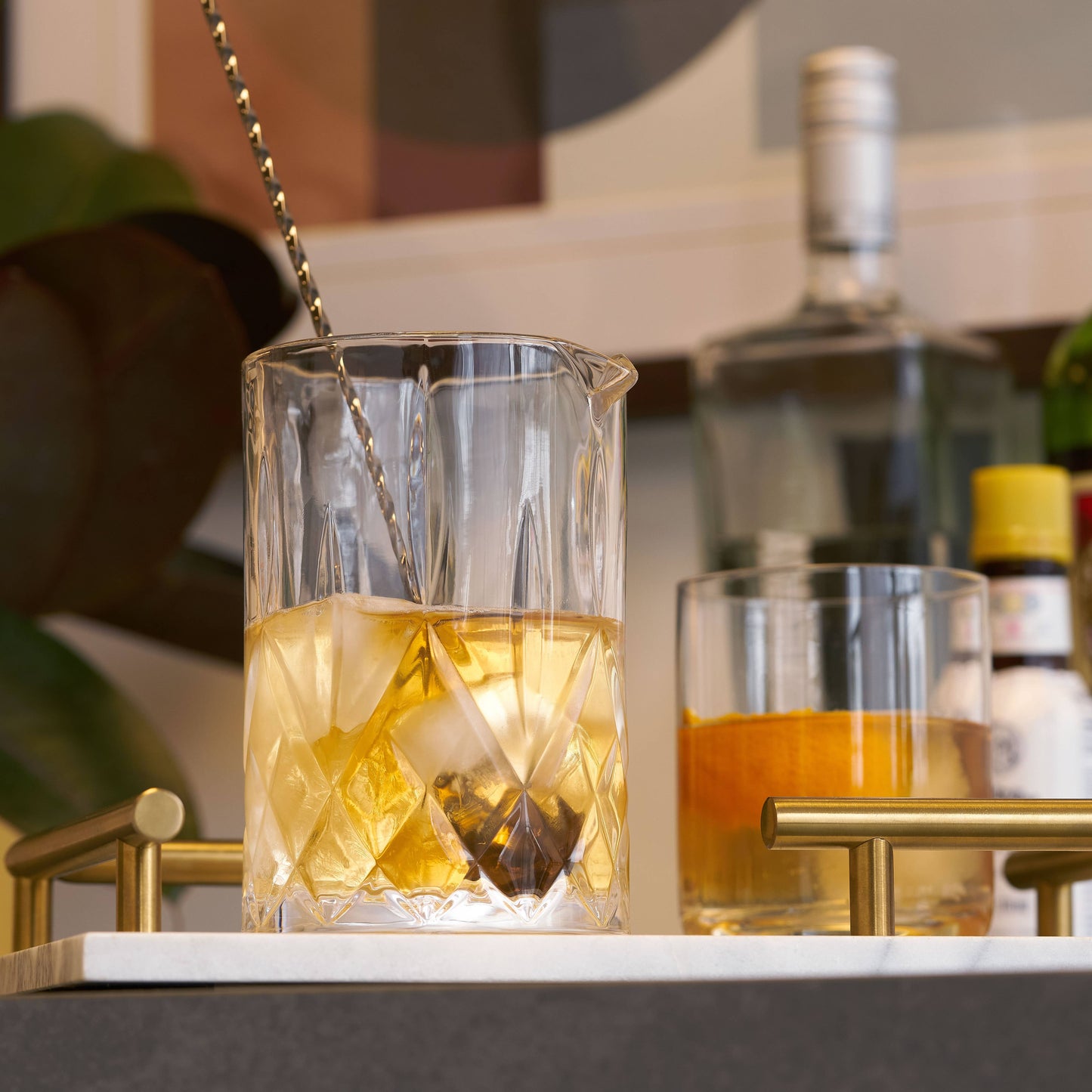 Admiral™ Vintage-Style Crystal Cocktail Mixing Glass