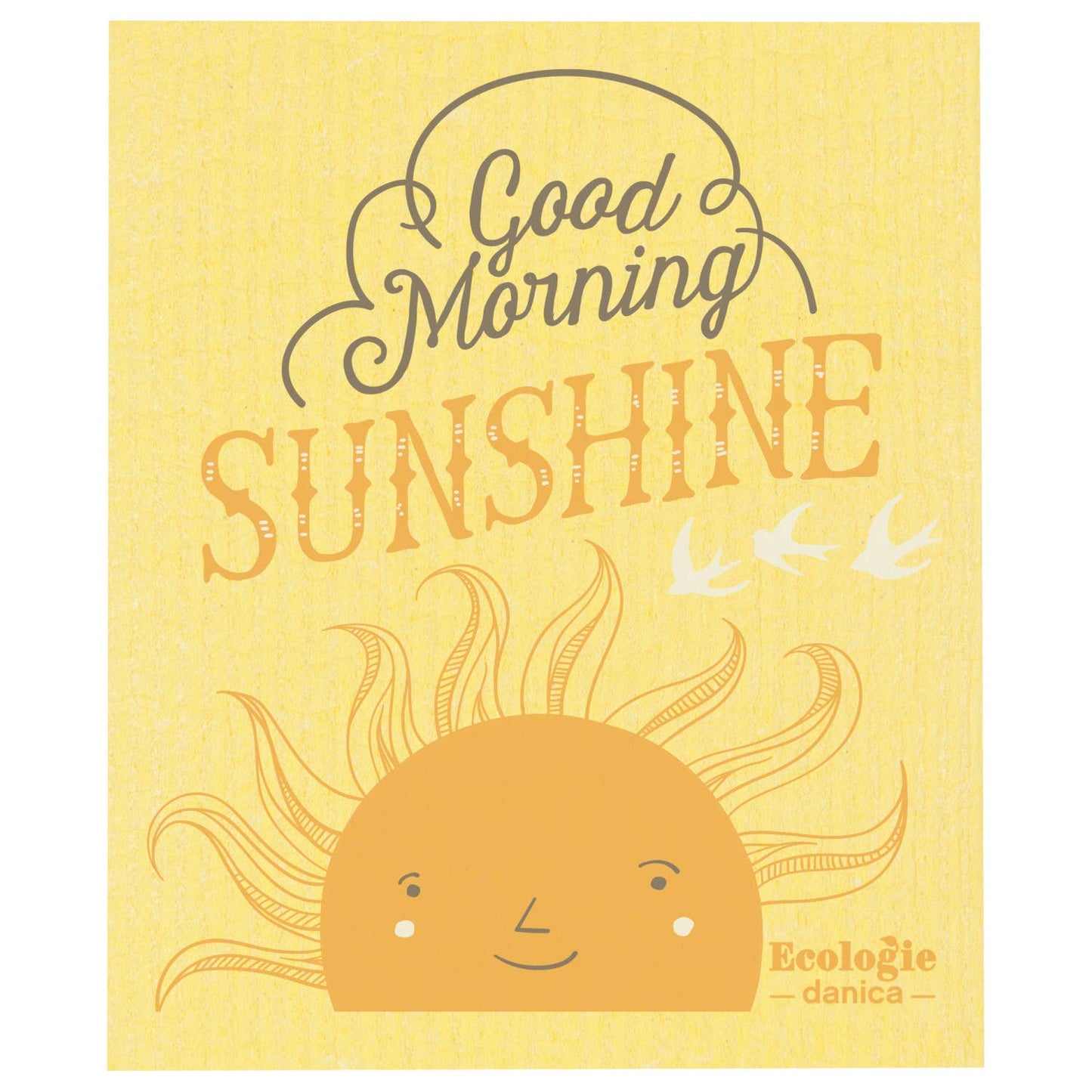 Good Morning Sun Swedish Dishcloth