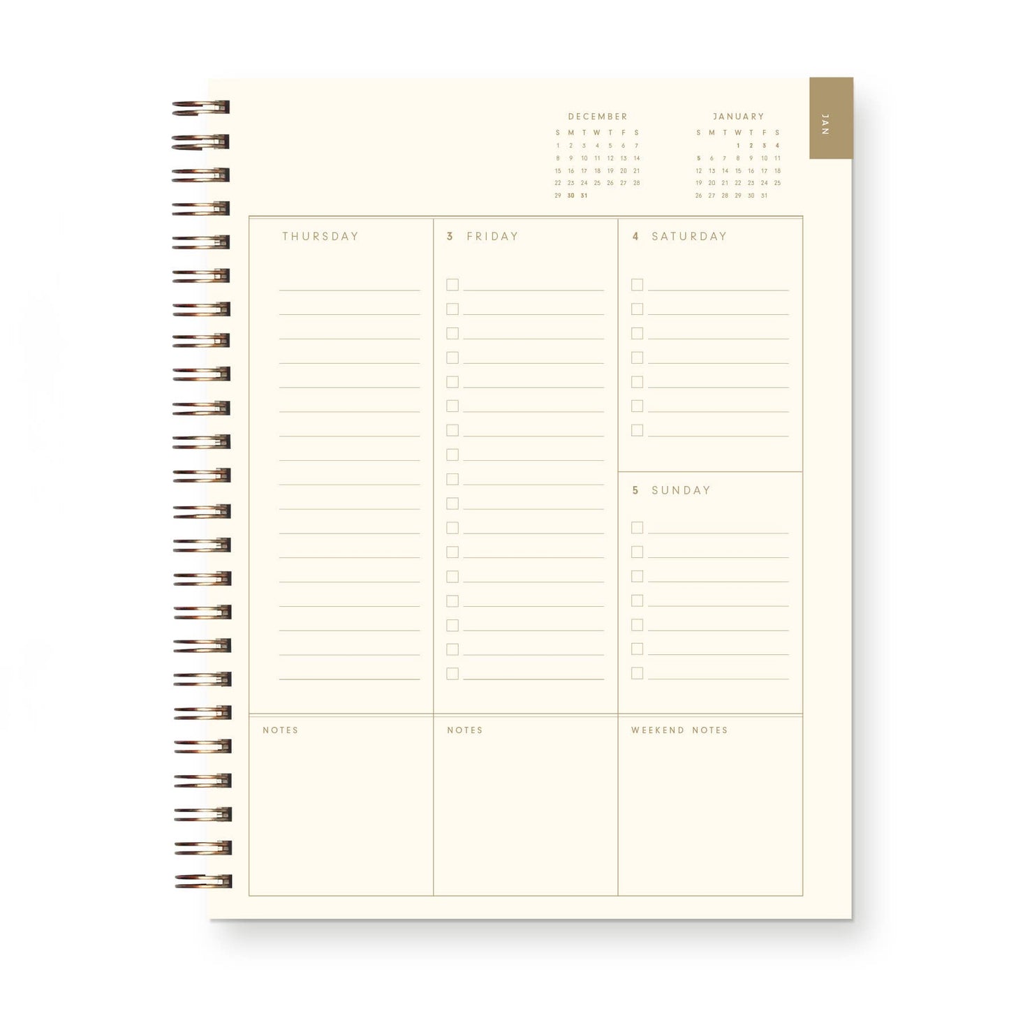 2025 Signature Dated Weekly Planner
