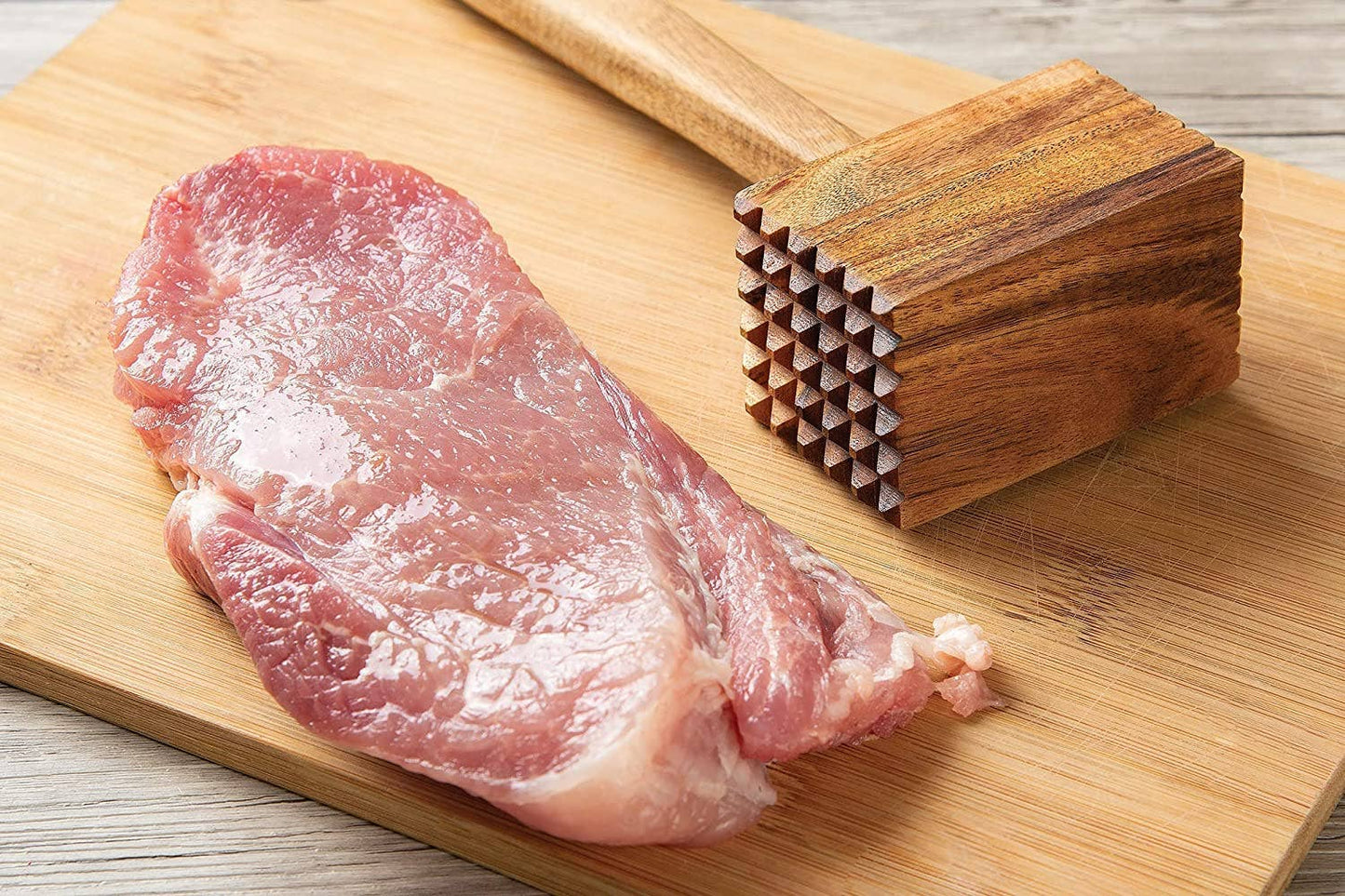 Acacia Wood Meat Tenderizer