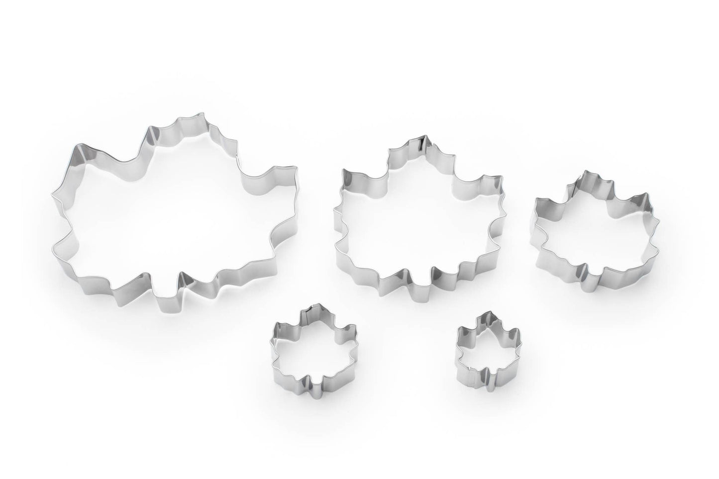 Maple Leaf Cookie Cutter Set, 5-Piece