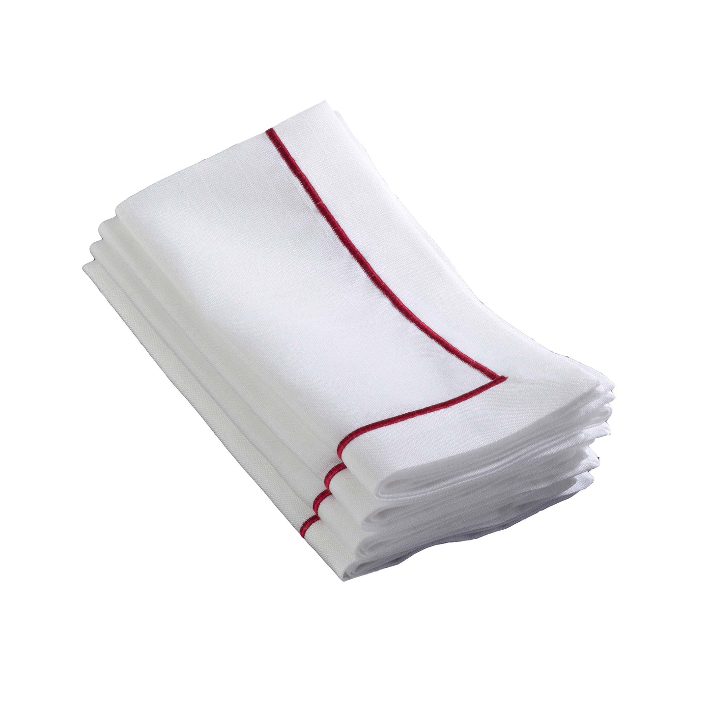 Embroidered Line Design Napkin (Set of 4)