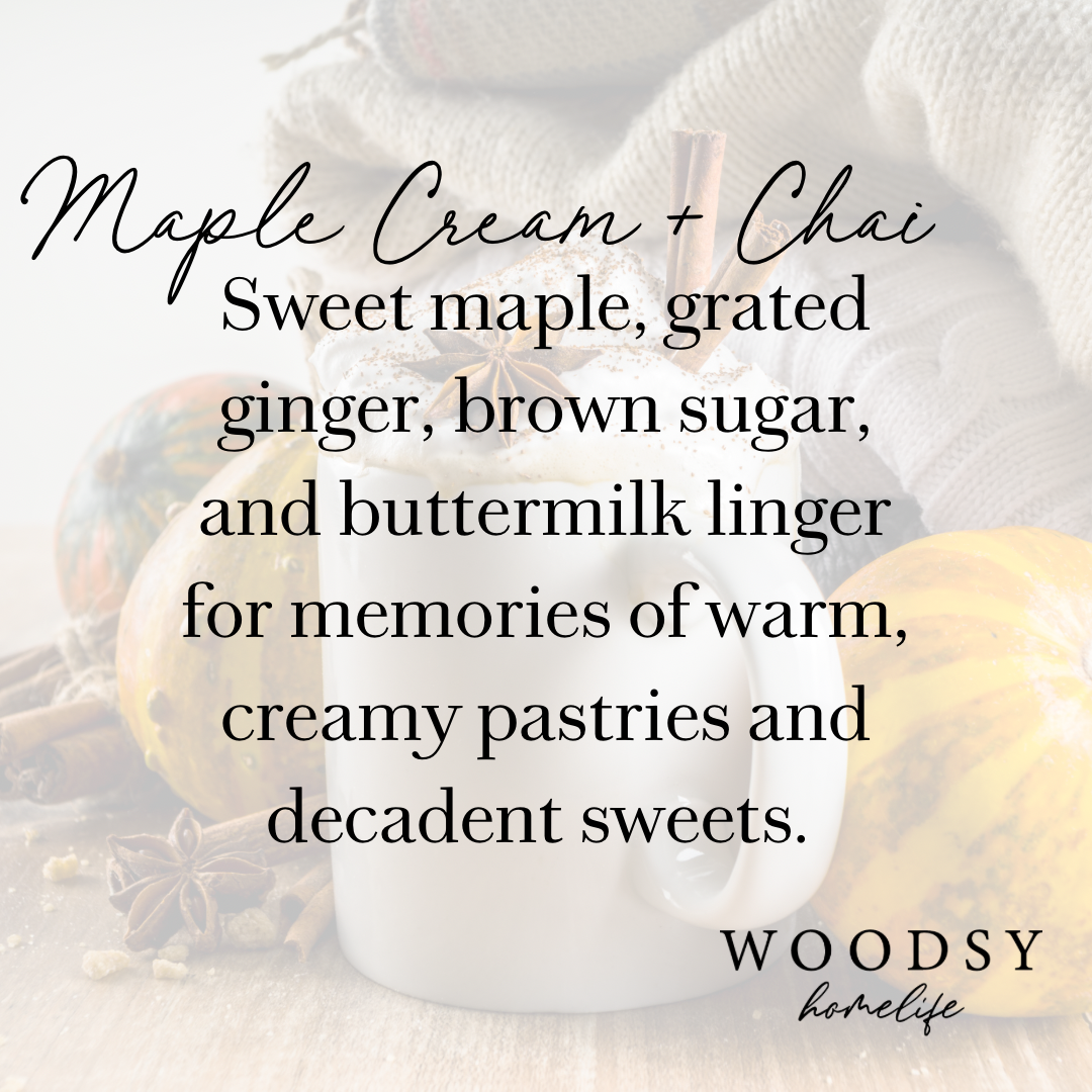 Maple Cream & Chai Soy Candle