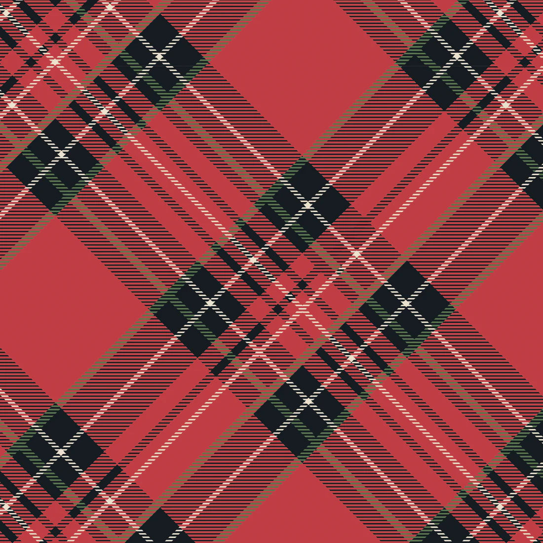Hester and Cook Red Plaid Napkins