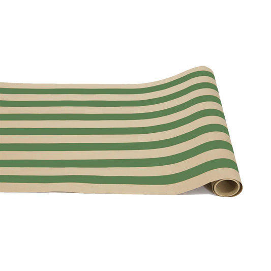Hester & Cook Moss Classic Stripe Table Runner