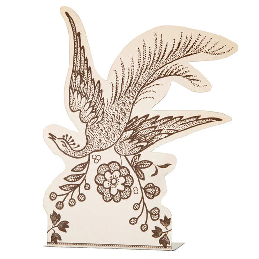 Hester & Cook Brown Asiatic Pheasants Place Card