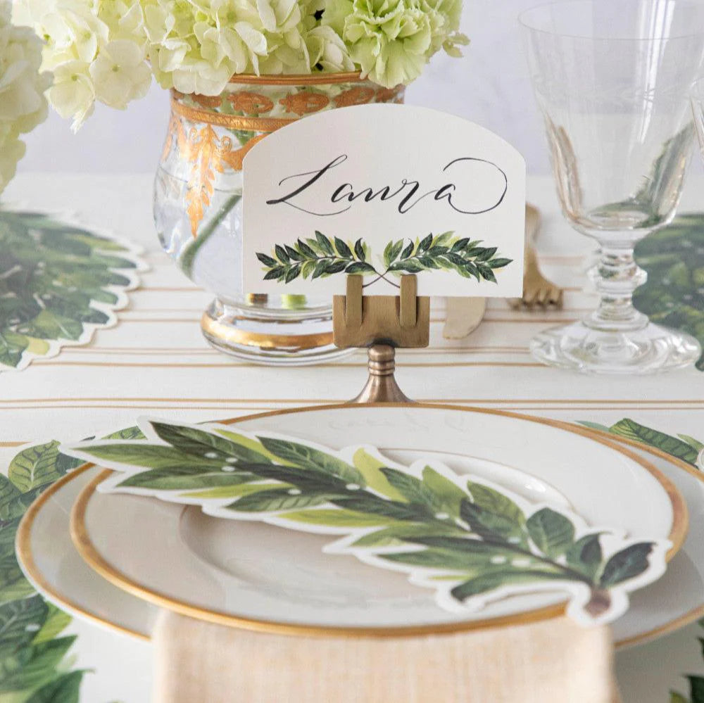 Hester and Cook Laurel Place Card