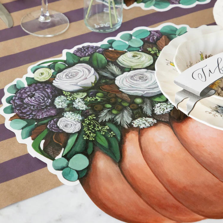 Pumpkin Posey Placemat