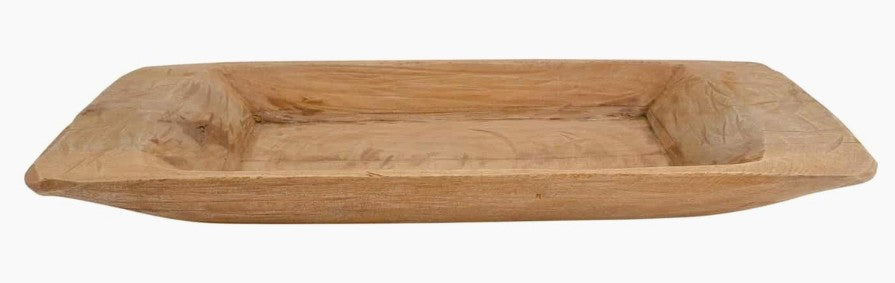 Hand Carved Maple Trough