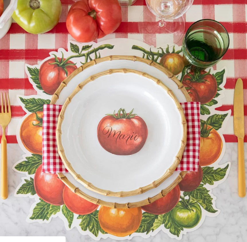 Hester & Cook Tomato Paper Placemat