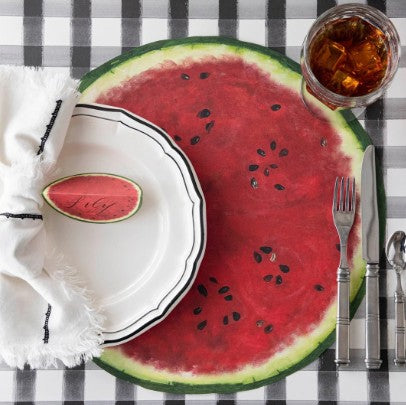 Hester & Cook Watermelon Paper Placemat