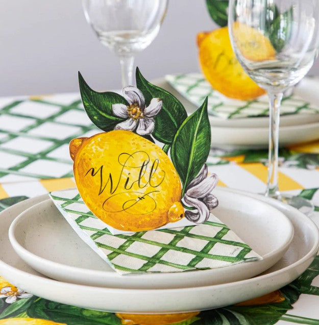 Lemon Place Cards
