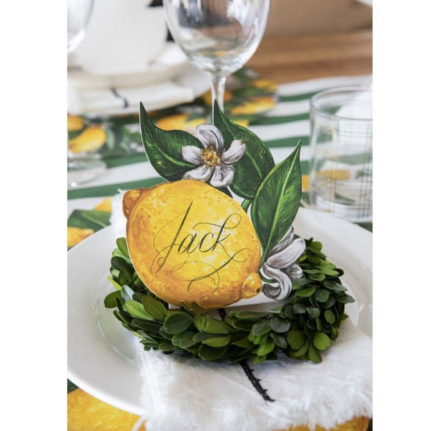 Lemon Place Cards