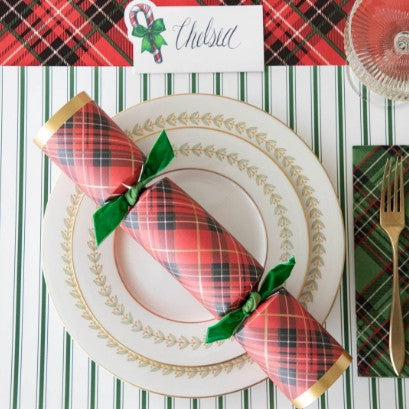 Hester & Cook Red Plaid Crackers