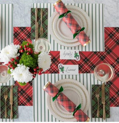 Hester & Cook Red Plaid Crackers