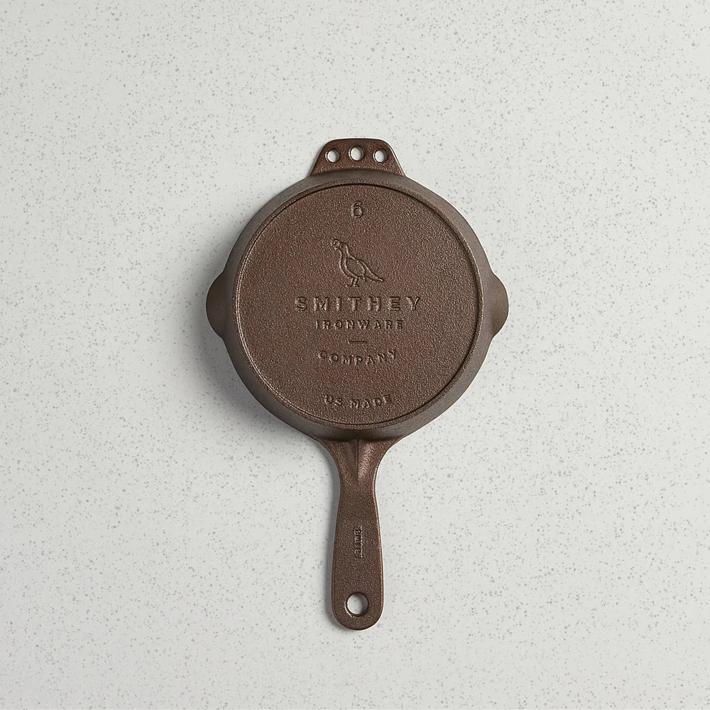Smithey Ironware Cast Iron No. 6 Skillet