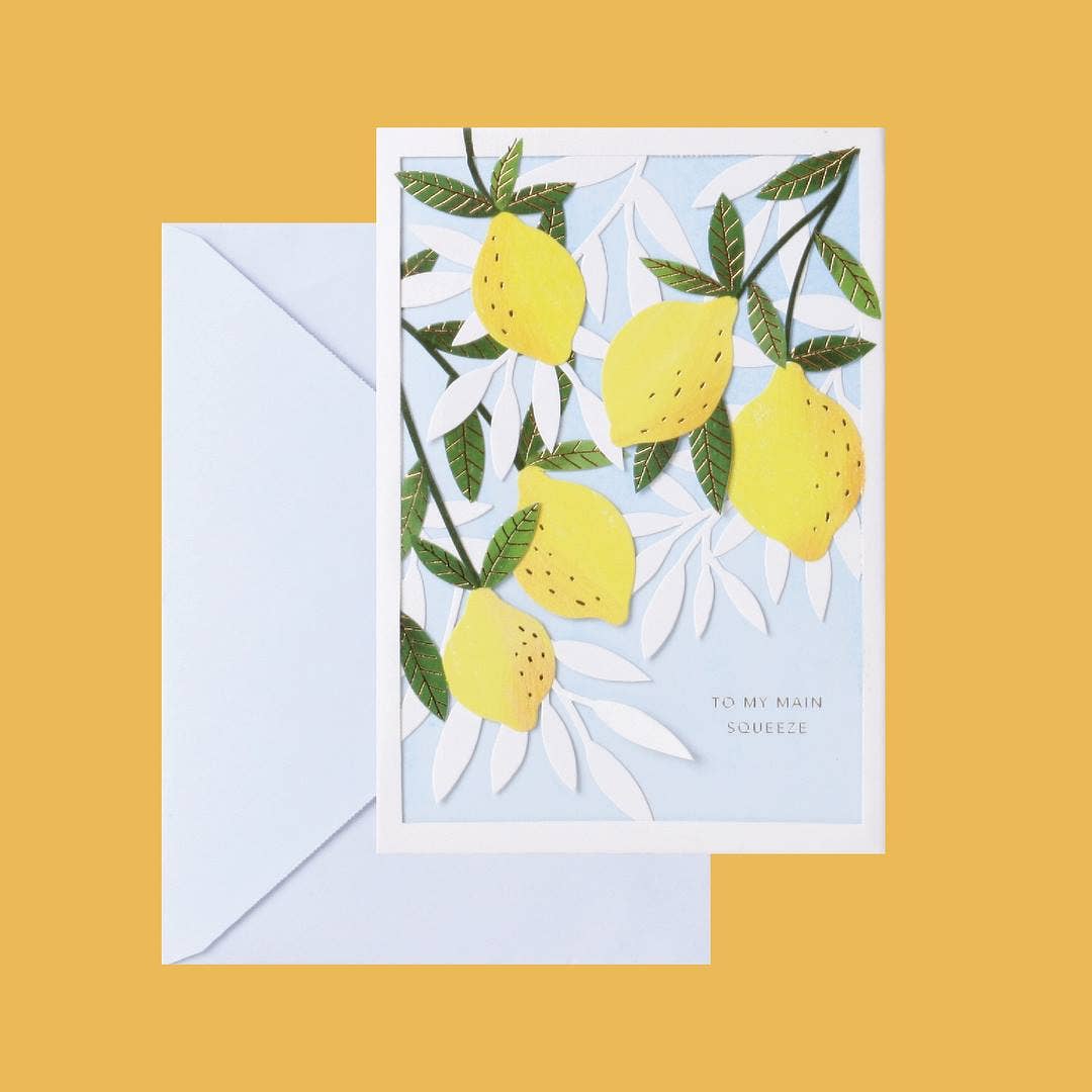 Citrus Die-Cut Card