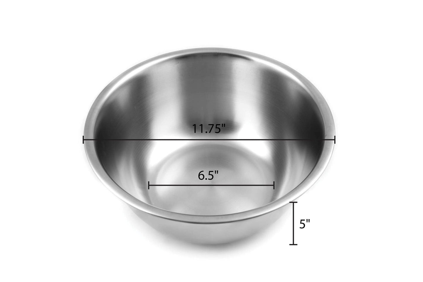Medium Stainless Steel Mixing Bowl, 6.25-Quart