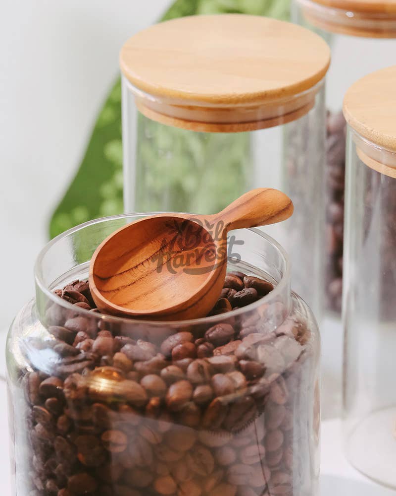 Teak Wooden Scoop - Flour Coffee Spice Sugar Measuring Spoon