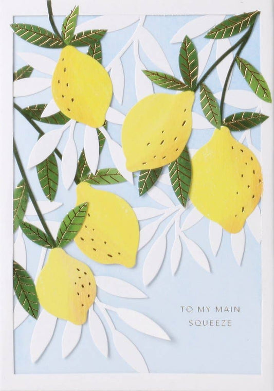 Citrus Die-Cut Card