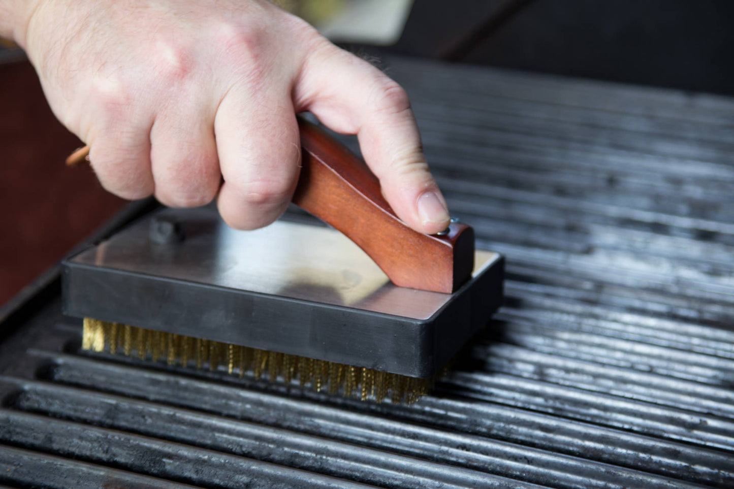 Rosewood Oversized Grill Brush