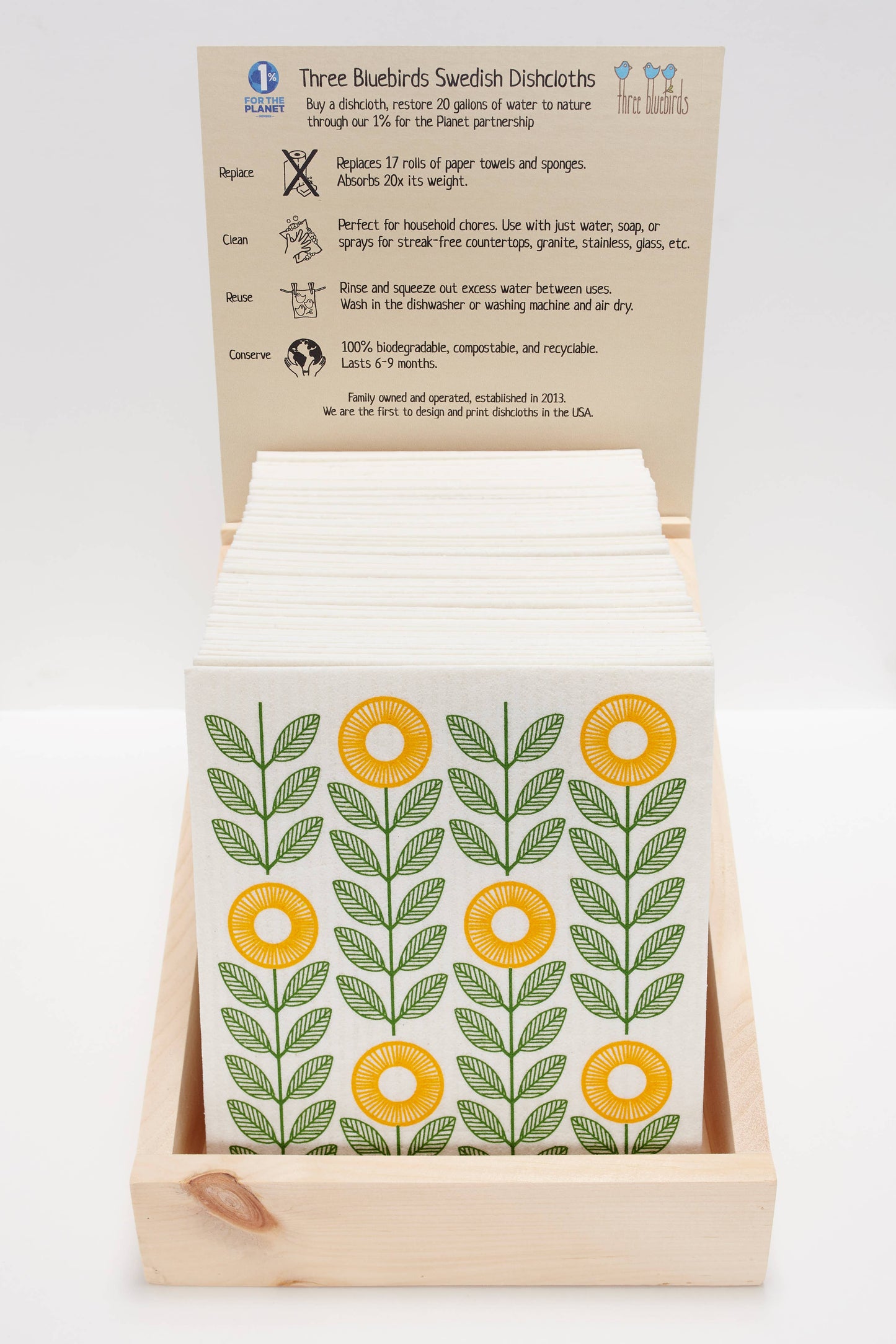 Mushroom Swedish Dishcloth