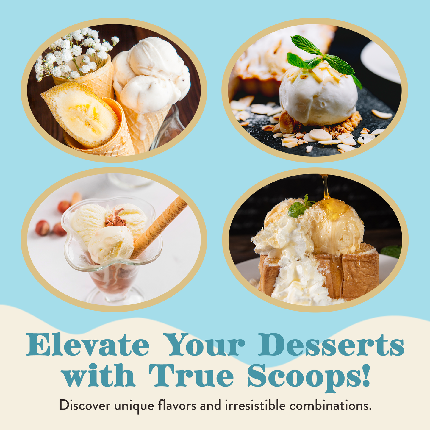 True Scoops Vanilla Ice Cream Mix